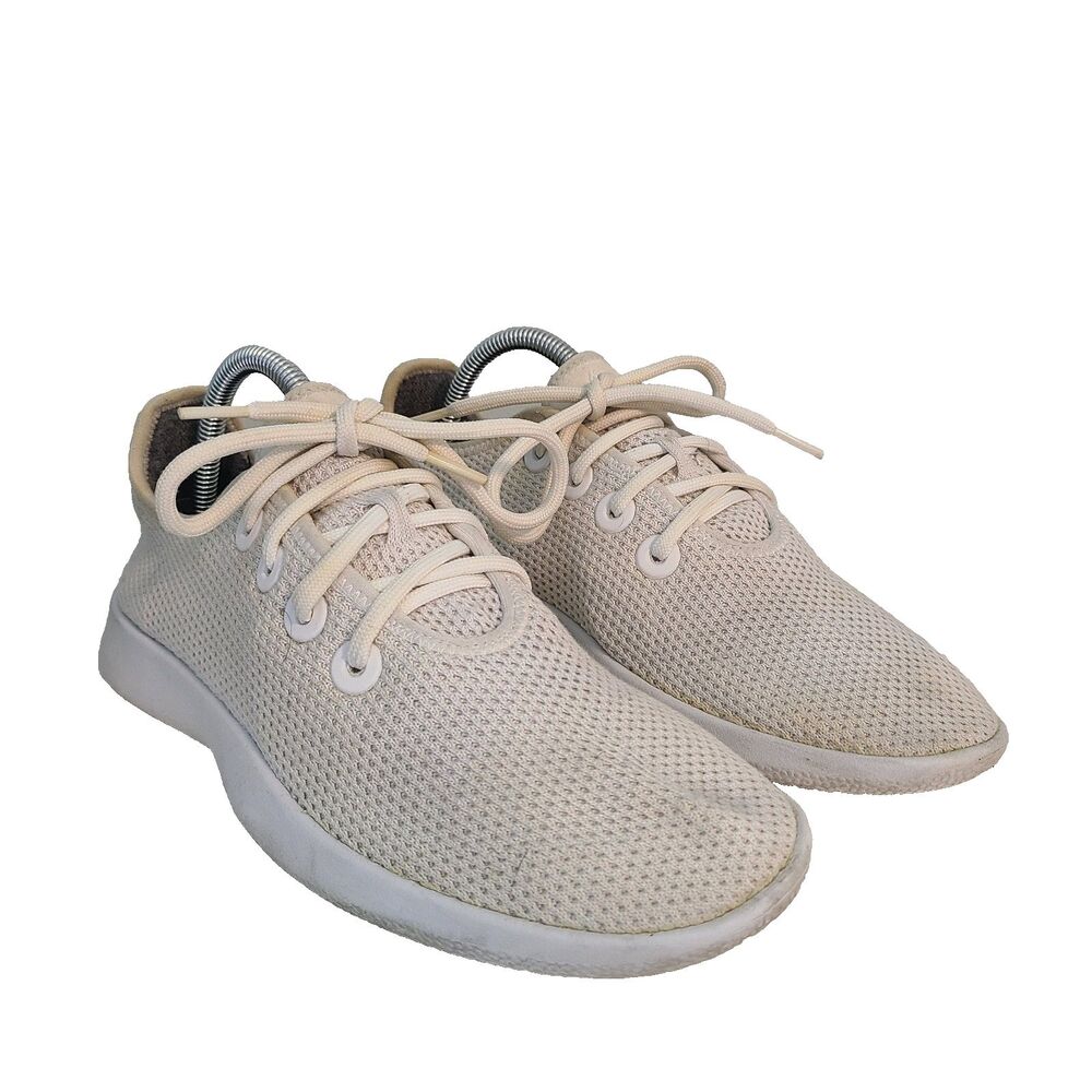Allbirds Tree Runner Womens Shoes 10 White Minimalist Clean Girl Athleisure
